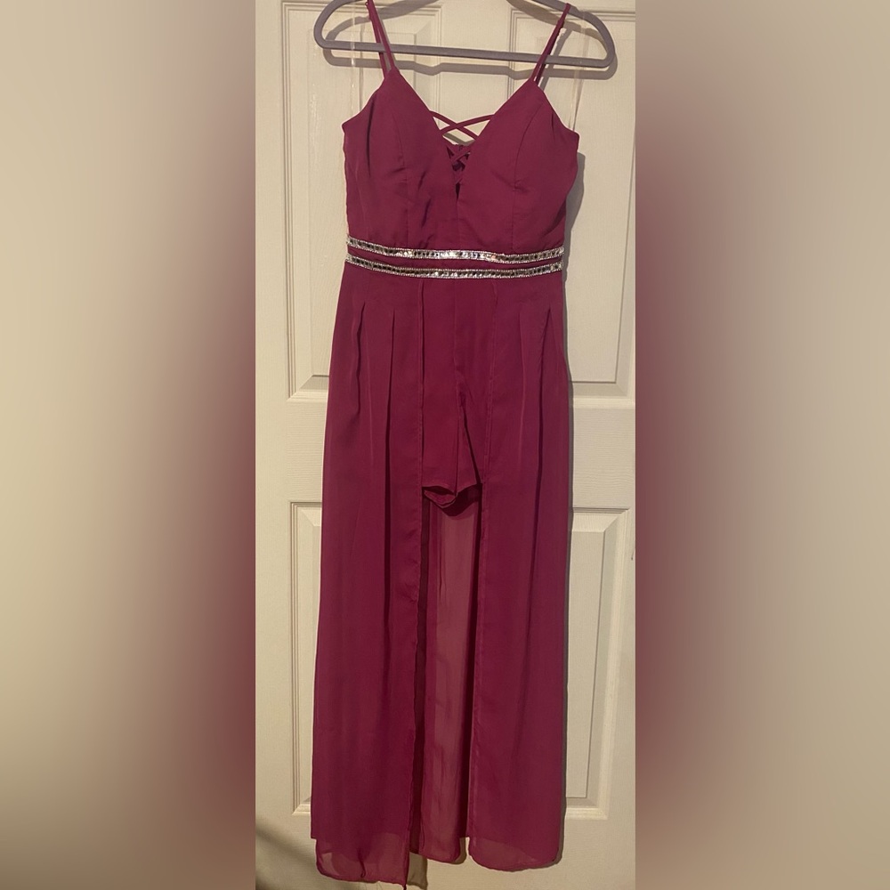 Hot Pink Dress with Short